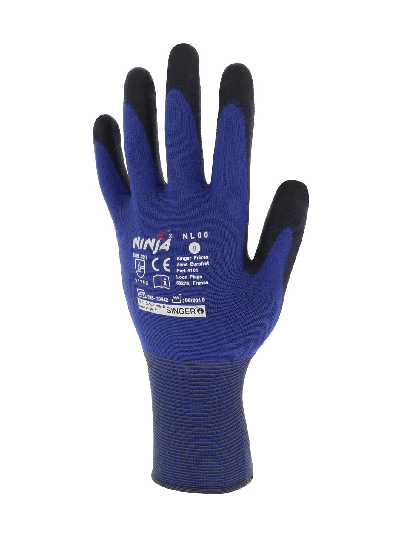 SINGER CNL00 NINJA LITE NL00. PU-pinnoite polyamidivuorilla. 18 gauge.