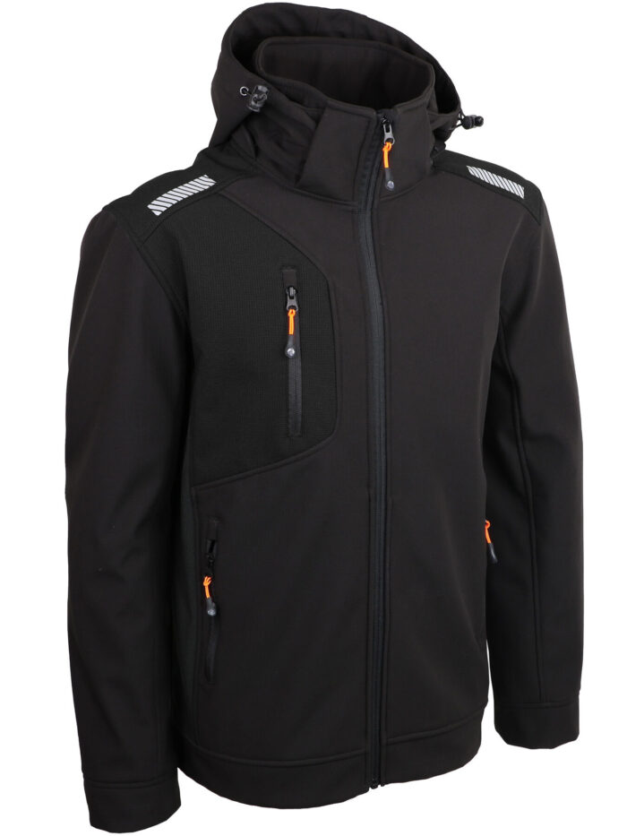 SINGER VINTER Softshell takki. 96 % polyesteri ja 4 % elastaani, 300 gsm