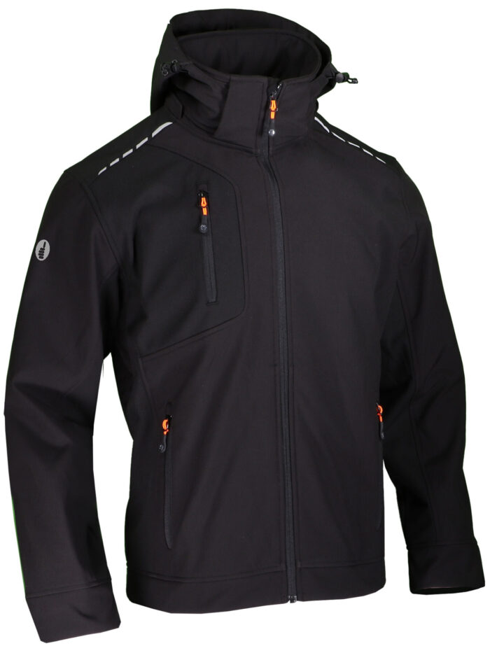 SINGER WINTER Softshell takki. 94 % polyesteri ja 6 % elastaani, 300 gsm