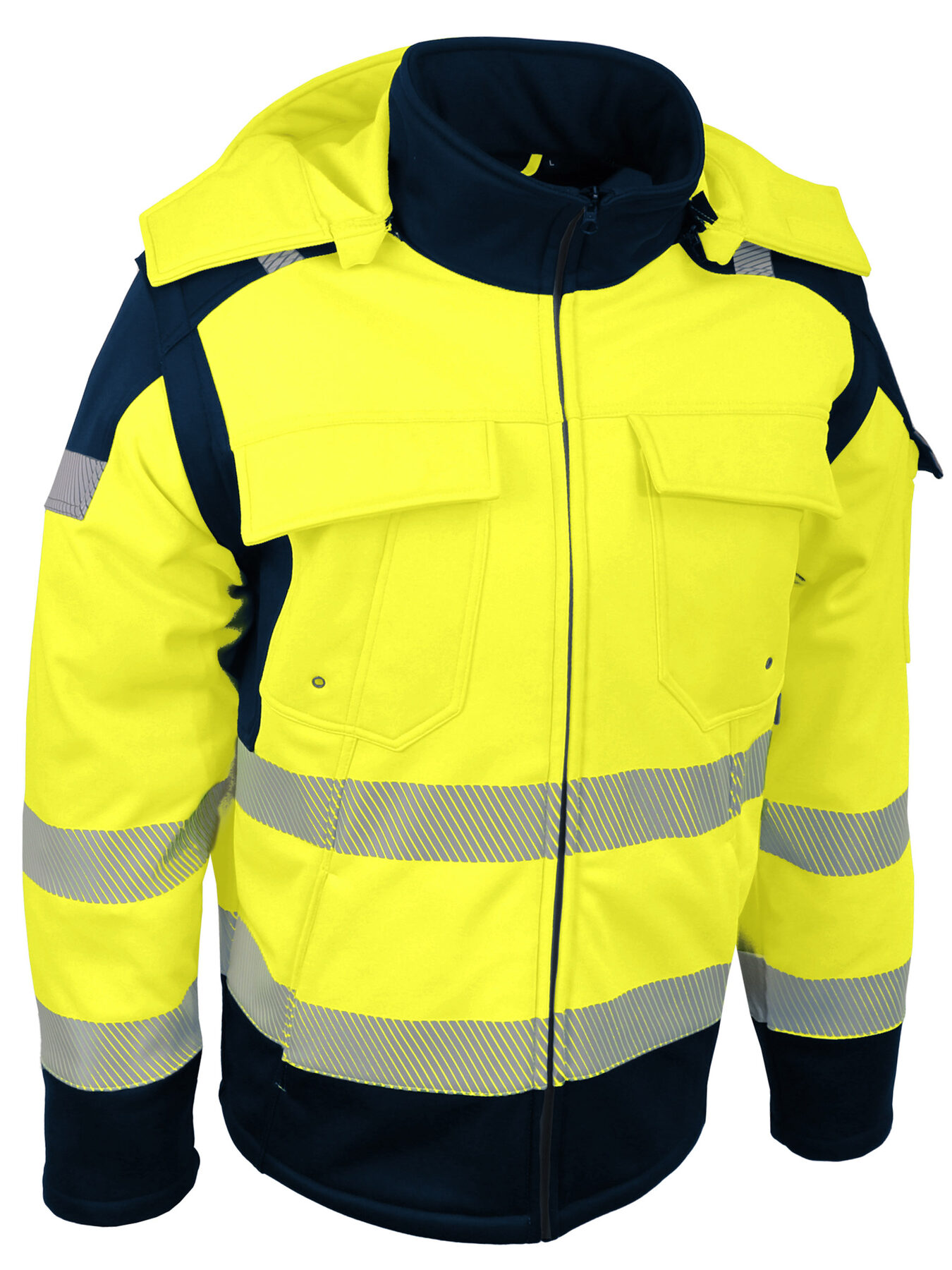 SINGER VILNA Korkean näkyvyyden Softshell takki. Polar fleece -vuori. 2X1