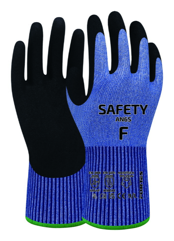 Fortes Safety AN6S Viiltosuojakäsine F nitriilivaahto, 15 gauge