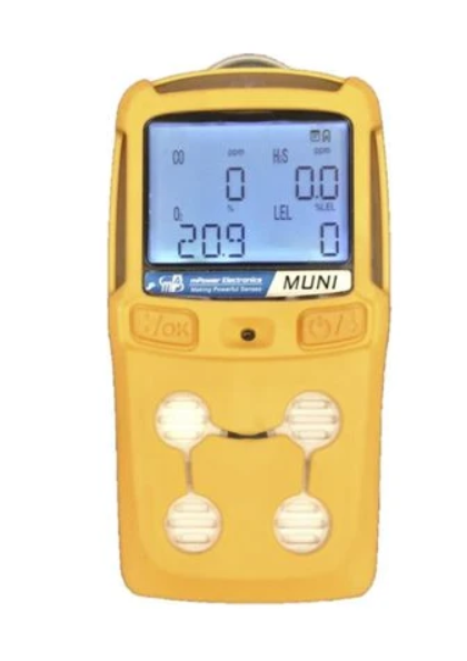 mPower MP425 – Esikonfiguroitu 4-kaasun ilmaisin, LEL, O2, CO, H2S