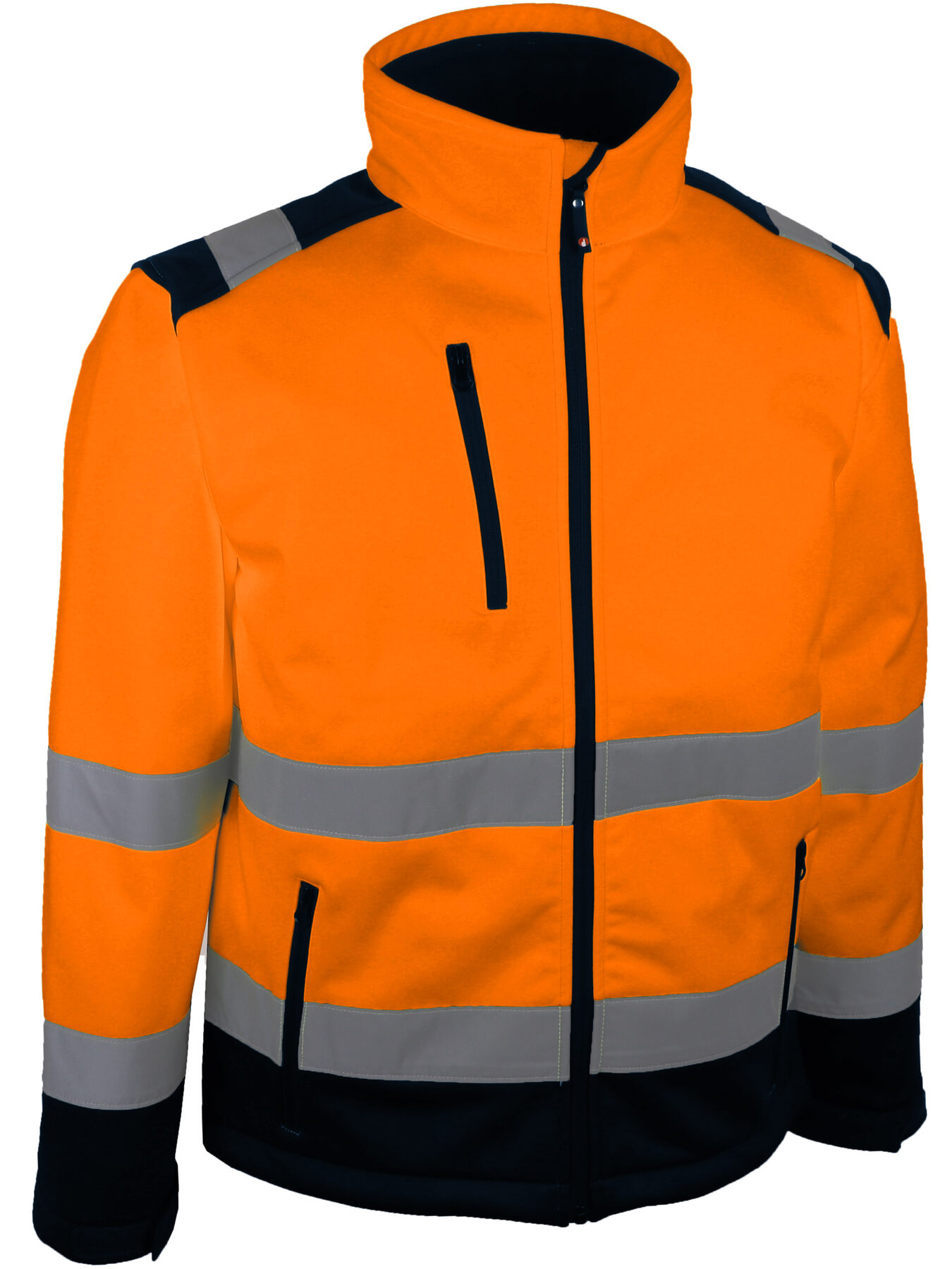 SINGER VULCO Korkean näkyvyyden Softshell-takki. Kolmikerroksinen TPU-kalvolla