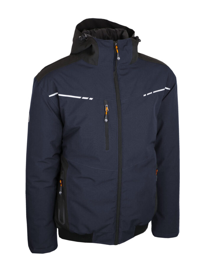 SINGER BLUETON Bomber-takki. 100% polyesteri mekaaninen venytys (Oxford 300D) TPU-pinnoitteella