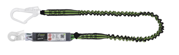 Kratos HOPE – nykäyksenvaimentava joustava liitosköysi 2 m liittimillä FA 50 202 17 ja FA 50 207 55
