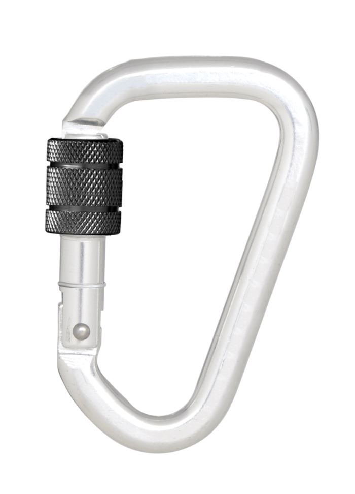 Kratos Alumiininen ruuvilukitteinen karabiini – Keylock-tyyppi