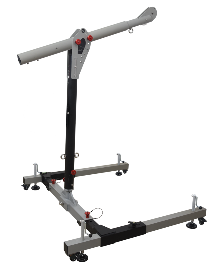 Kratos EasySafeWay 1 – siirrettävä H-jalustainen davittijärjestelmä (1370 mm pylväs)