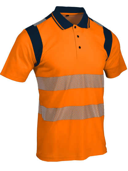 SINGER POLMO Korkean näkyvyyden polo-paita. 55% puuvilla / 45% polyesteri, 170 gsm. - Image 2